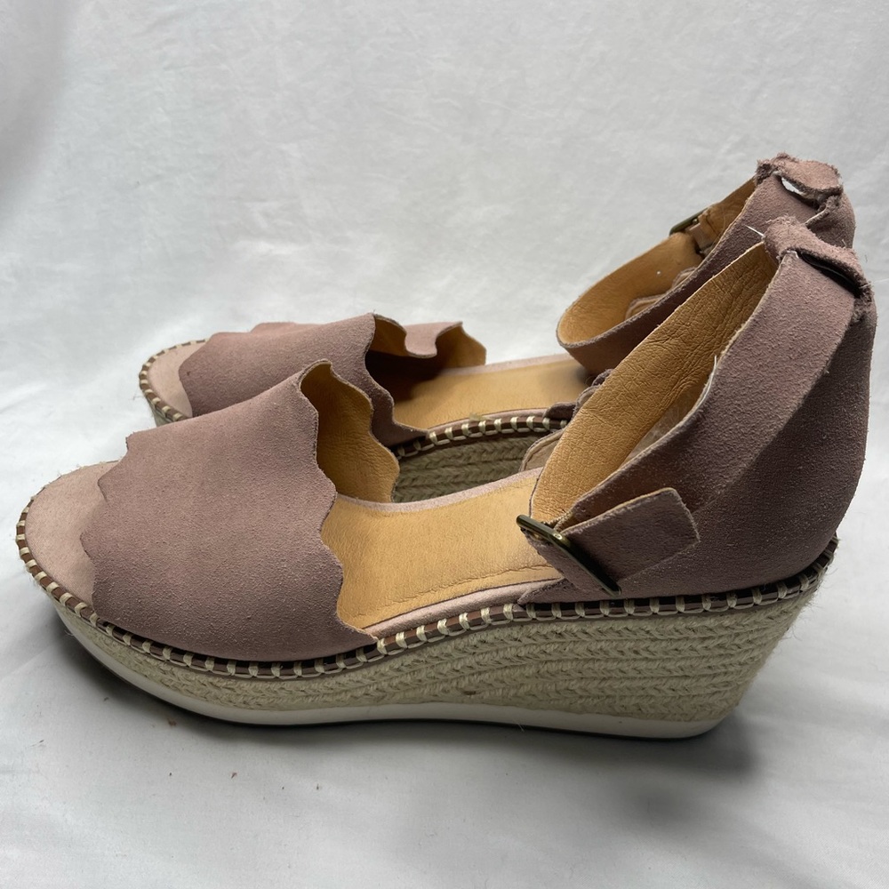 Crown Vintage blush espadrilles